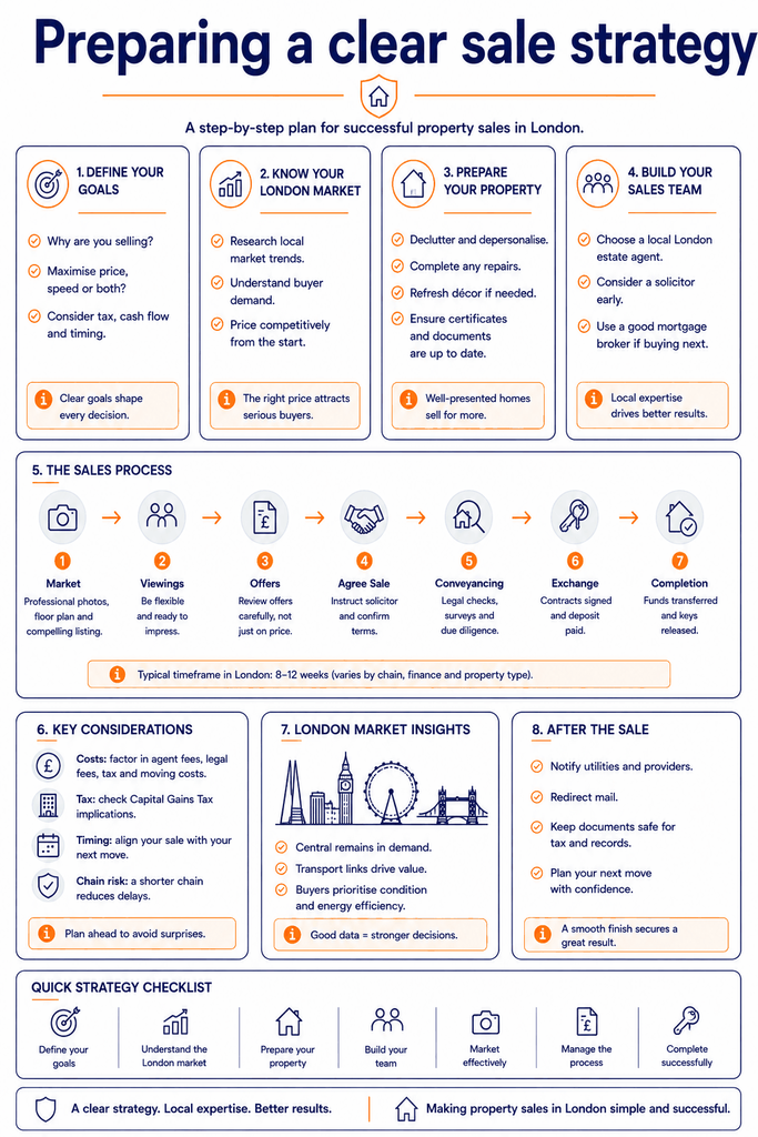 Property Sales London: Selling a Rental Property 3 Preparing a clear sale strategy