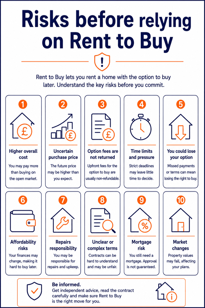 Risks before relying on Rent to Buy