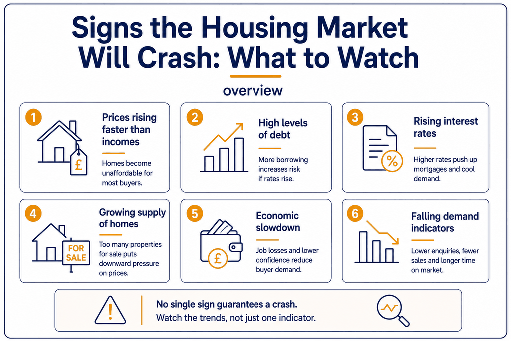 Signs the Housing Market Will Crash: What to Watch 1 What to Watch overview