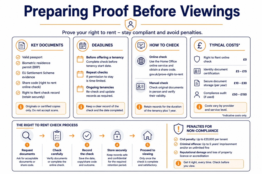 Preparing Proof Before Viewings