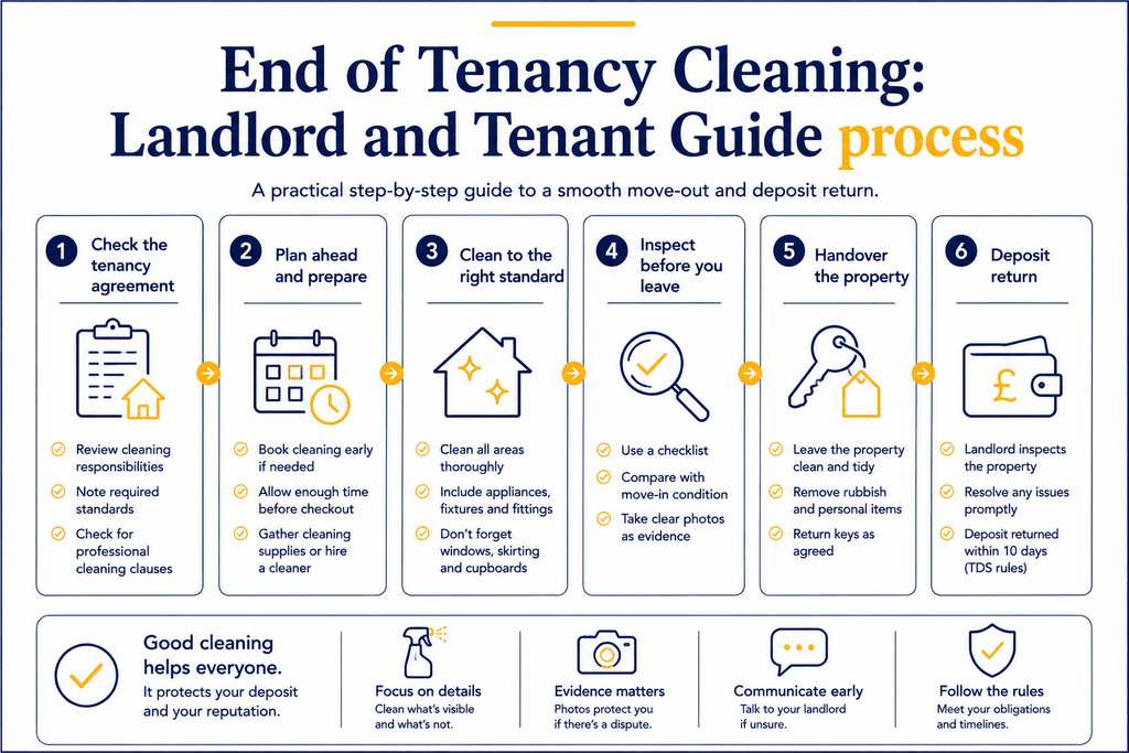 End of Tenancy Cleaning: Landlord and Tenant Guide 2 Landlord and Tenant Guide process
