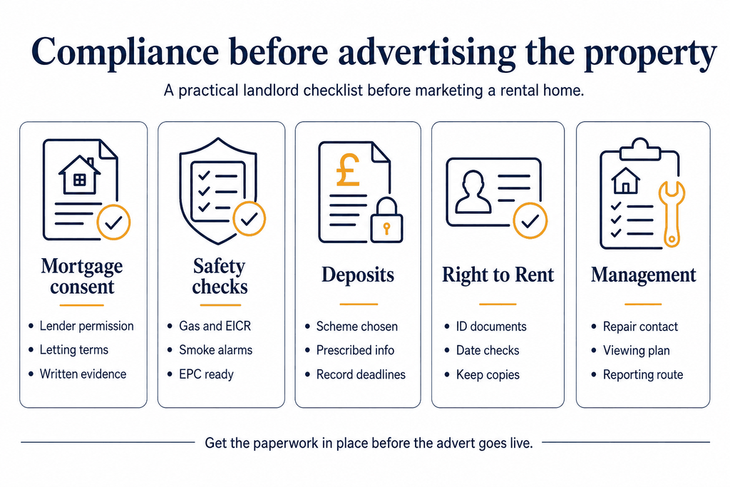 How to Become a Landlord in England 1 Compliance before advertising the property