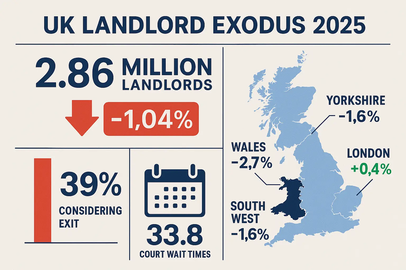 UK Landlord Exodus Statistics