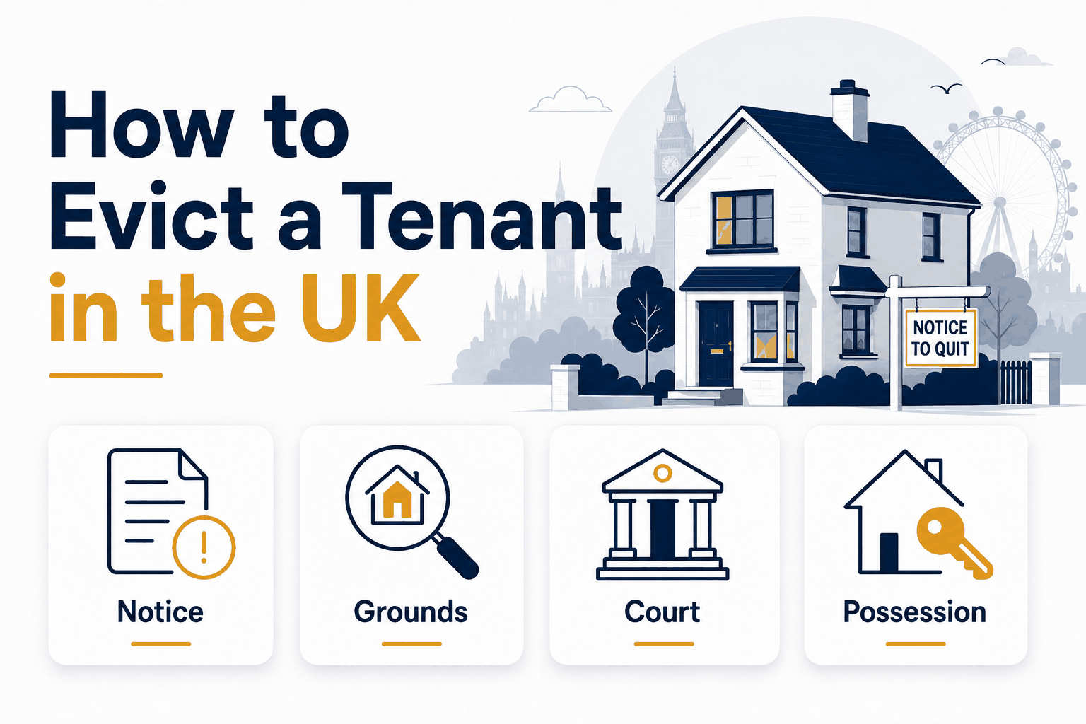 How to evict a tenant in the UK