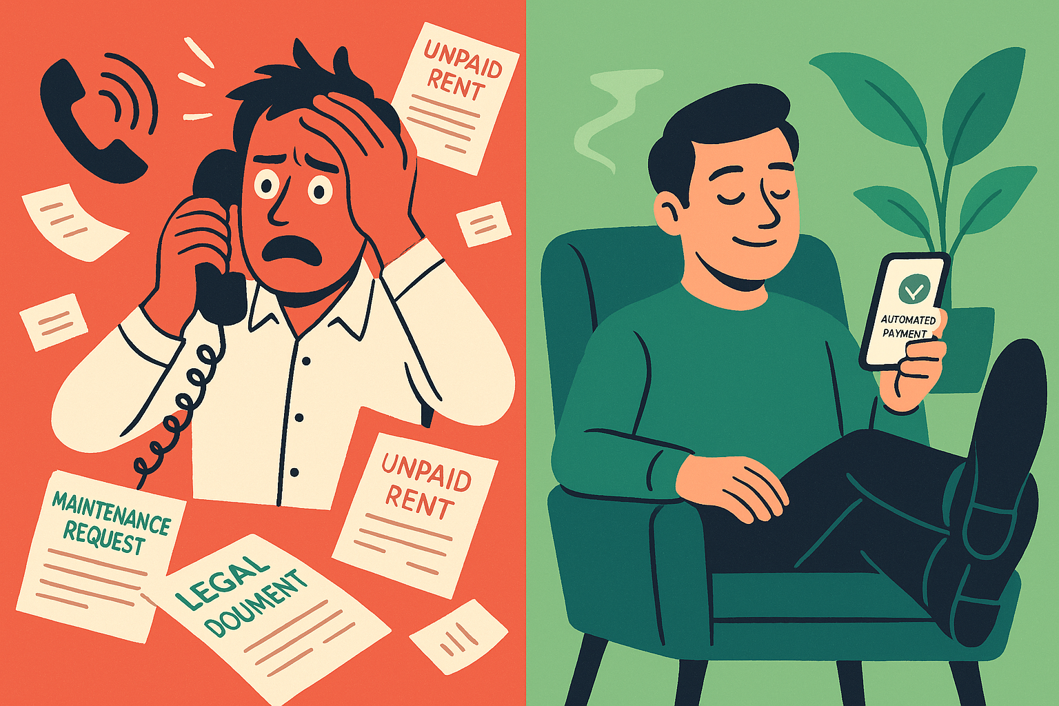Landlord stress vs peace of mind