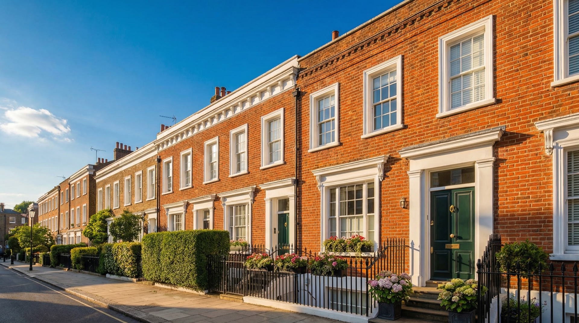 Beautiful London terraced properties managed by AMS Housing Group